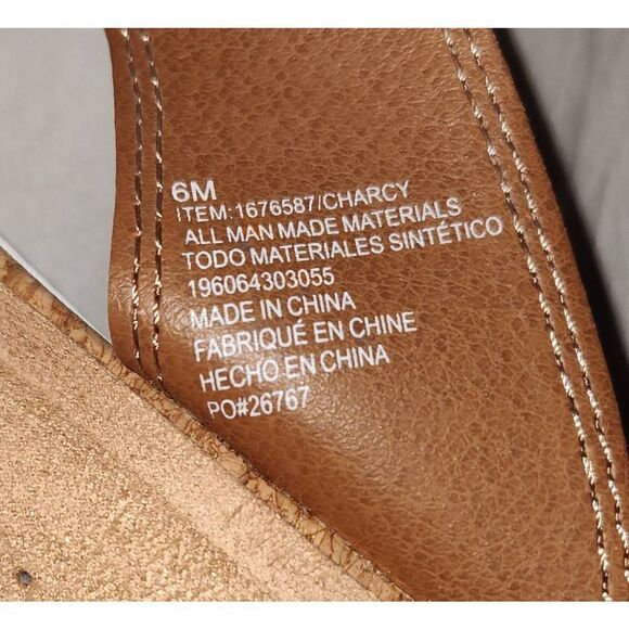 Izod Ladies' Charcy Strap Sandal Brown Size 6 M - Picture 5 of 6